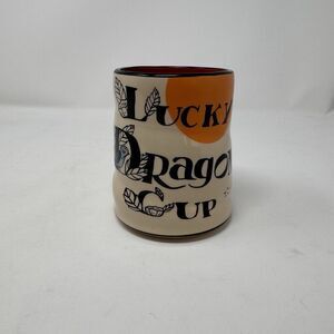 The Bowl Maker Lucky Dragon Cup Coffee Tea Ceramic Mug 16 Oz